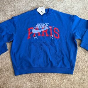 Nike Men's Vibrant Blue Crewneck Sweater